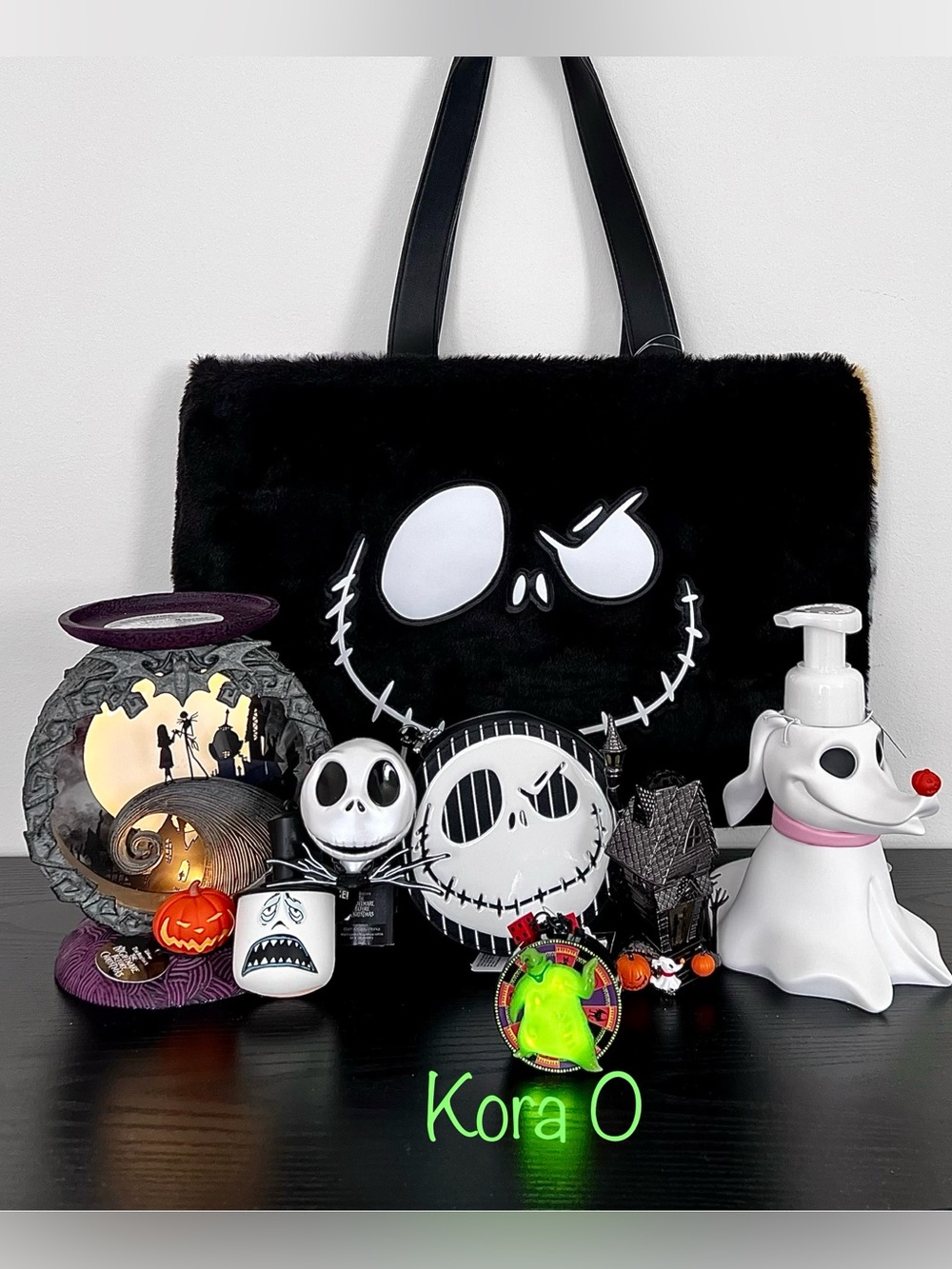 Nightmare Before Christmas Candle Holder & Zero Soap Holder & Accessories